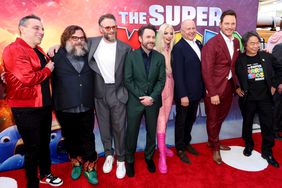 Sebastian Maniscalco, Jack Black, Seth Rogen, Charlie Day, Anya Taylor-Joy, Chris Melendandri, CEO of Illumination, Chris Pratt and Nintendo's Shigeru Miyamoto attend a Special Screening of Universal Pictures' "The Super Mario Bros. Movie" at Regal LA Live on April 01, 2023 in Los Angeles, California