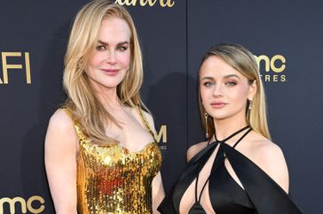 Nicole Kidman and Joey King at the AFI Life Achievement Award Honoring Nicole Kidman held at The Dolby Theatre on April 27, 2024 in Los Angeles, California. 