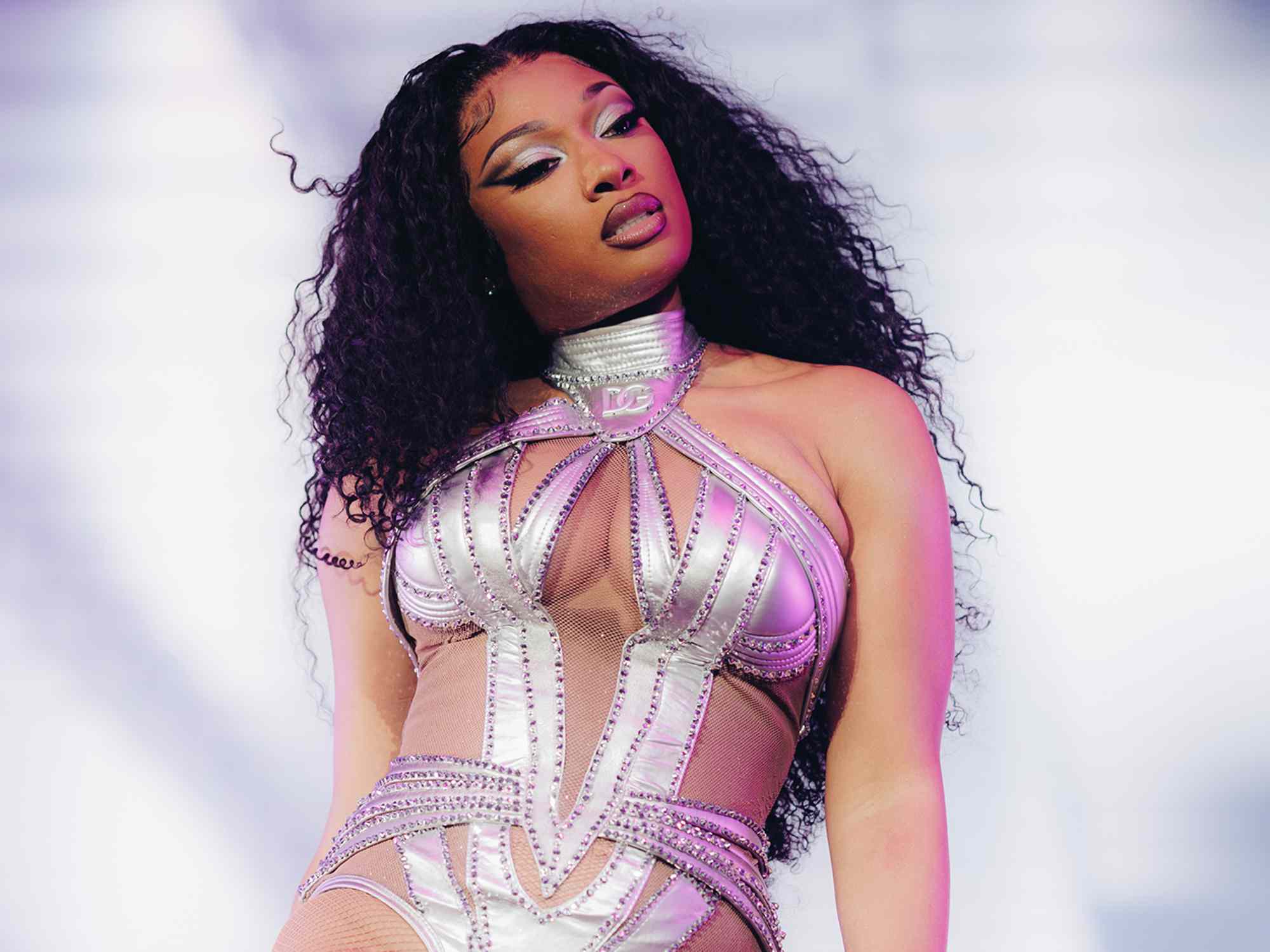 Megan Thee Stallion performs onstage at the Coachella Stage during the 2022 Coachella Valley Music And Arts Festival on April 16, 2022 in Indio, California. 