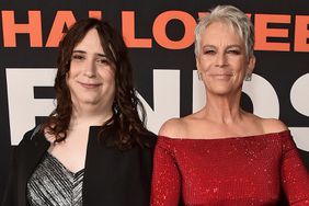 Annie Guest, Jamie Lee Curtis, and Ruby Guest attend Universal Pictures World Premiere of "Halloween Ends" on October 11, 2022 in Hollywood, California.