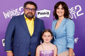 Bobby Moynihan with his wife acress Brynn O'Malley and daughter attend the world premiere of Pixar's "Inside Out 2" at El Capitan Theatre in Los Angeles, California on June 10, 2024