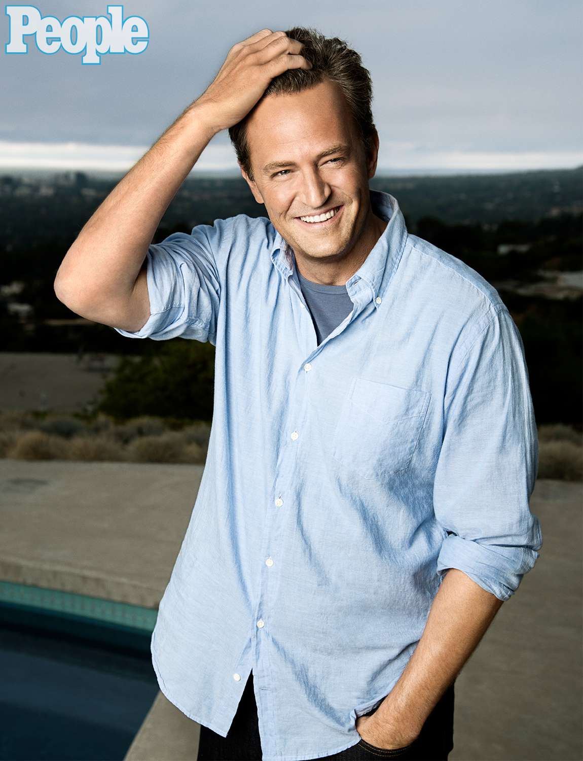 Matthew Perry photographed at a private home in Beverly Hills, CA on October 20, 2012