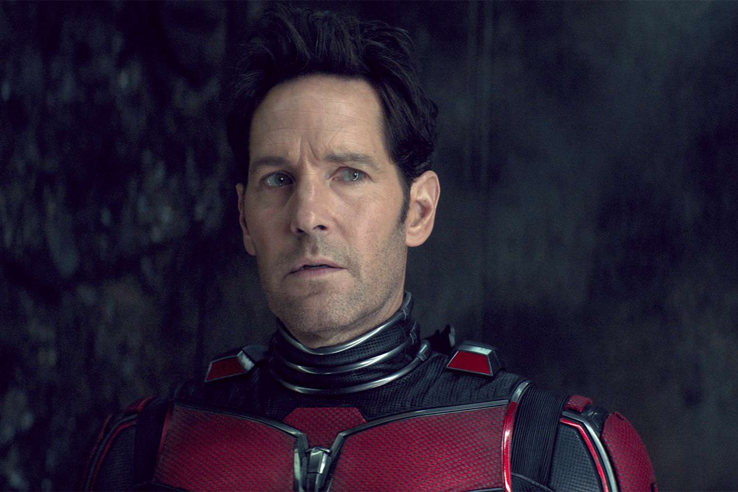 Paul Rudd as Scott Lang/Ant-Man in Marvel Studios' ANT-MAN AND THE WASP: QUANTUMANIA. Photo courtesy of Marvel Studios. © 2022 MARVEL.