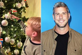 Ant Anstead's son Hudson decorating Christmas Tree