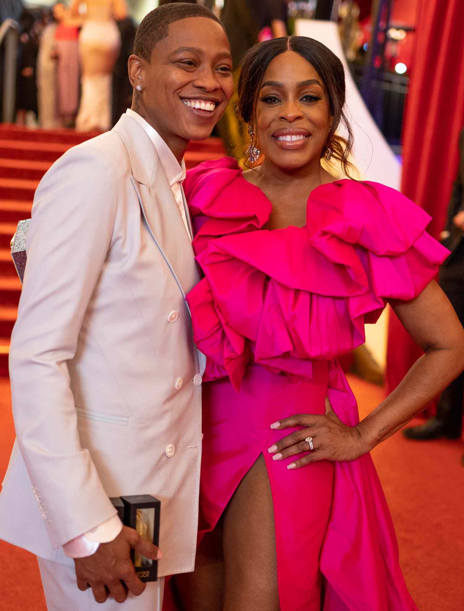 Jessica Betts and Niecy Nash attend the 94th annual Academy Awards Governors Ball