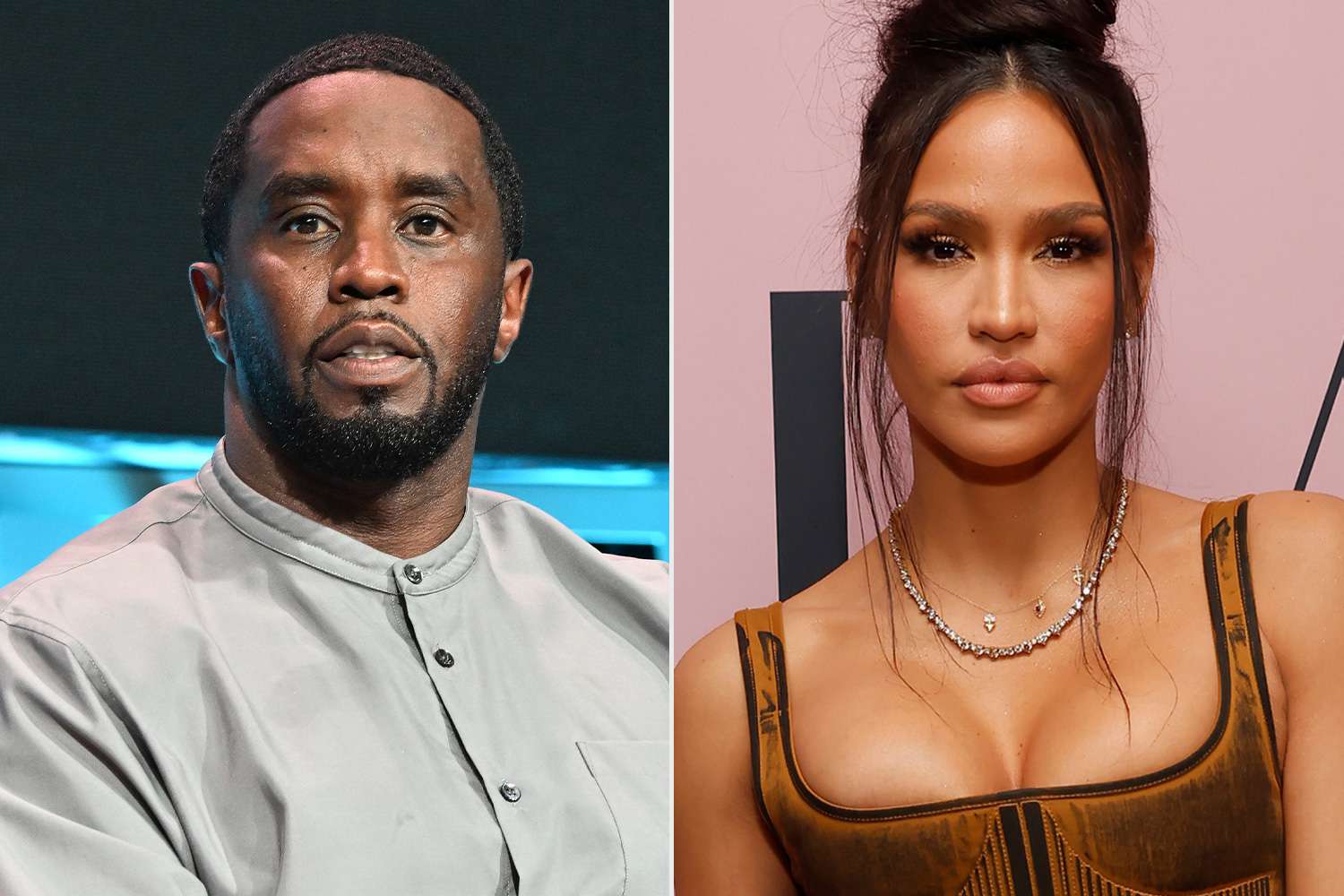  Sean "Diddy" Combs attends Day 1 of 2023 Invest Fest at Georgia World Congress Center on August 26, 2023;Cassie attends The Hollywood Reporter Beauty Dinner Presented by Instagram