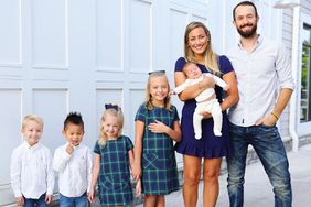 Myka and James Stauffer with their children