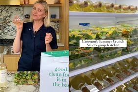 Cameron Diaz Jokes That Her Fridge Is Only Stocked With Wine and Salad