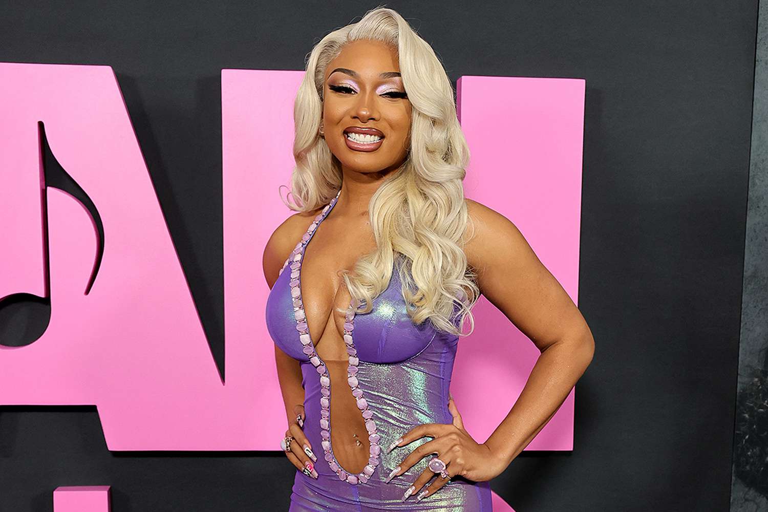 Megan Thee Stallion attends the "Mean Girls" premiere 