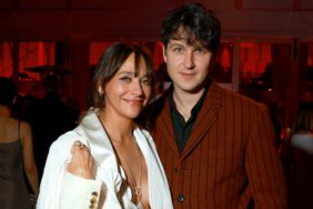 Rashida Jones and Ezra Koenig attend the 2024 Vanity Fair Oscar Party Hosted By Radhika Jones at Wallis Annenberg Center for the Performing Arts on March 10, 2024 in Beverly Hills, California.