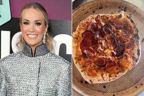 Carrie Underwood having a pizza night with her fam