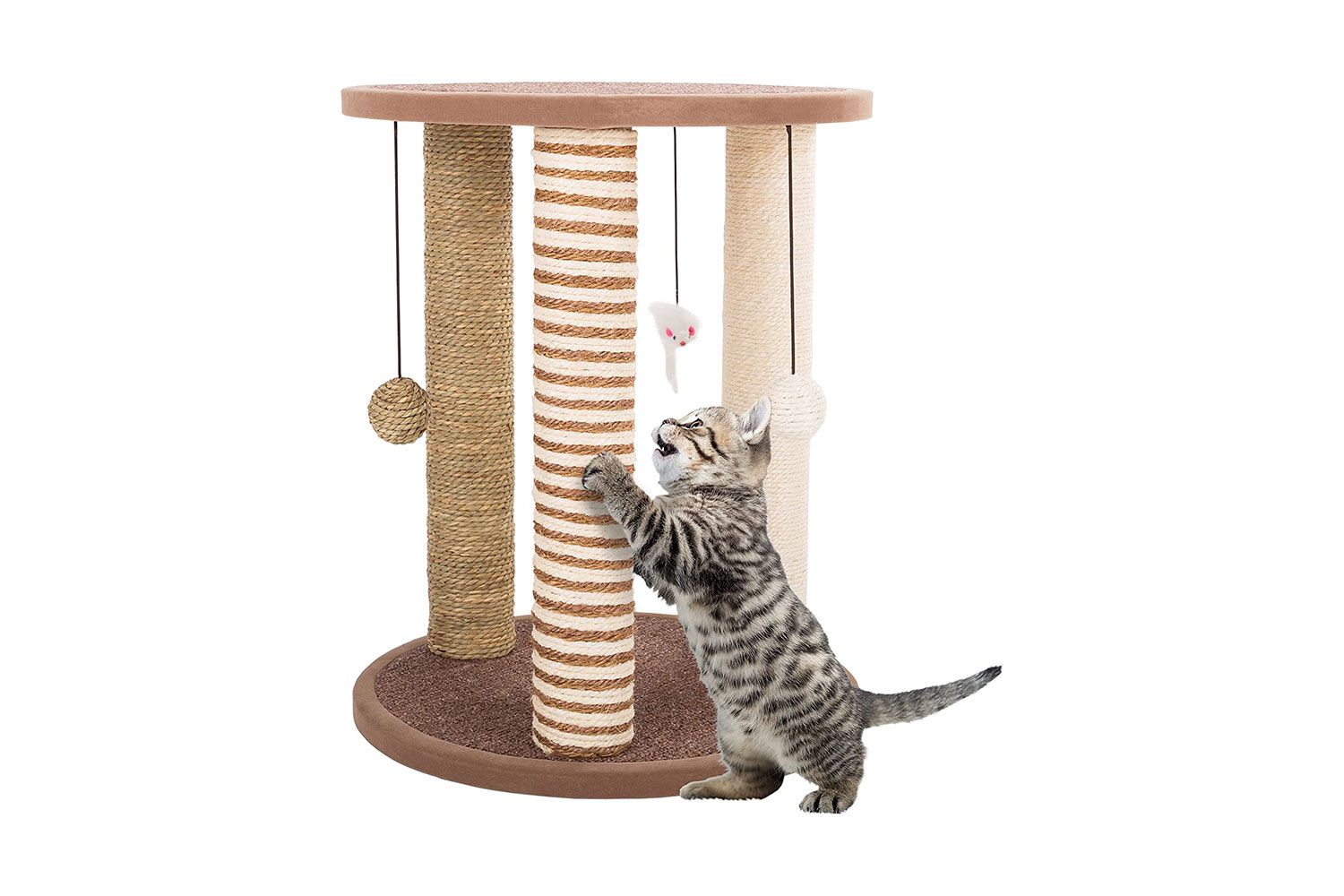 PETMAKER Cat Scratching Post With Toys