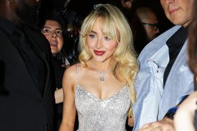 Singer and actress Sabrina Carpenter is spotted at the Vogue World after-party at Maxim's in Paris, France.