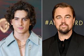 Timothee Chalamet and Leonardo DiCaprio