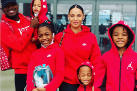 NE-YO, wife Crystal Renay and their kids