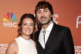 Kelli Cashiola and Dave Haywood of Lady A arrive to the 2023 People's Choice Country Awards held at the Grand Ole Opry House on September 28, 2023 in Nashville, Tennessee.