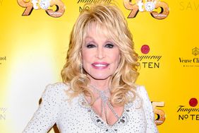 Dolly Parton visits The Cast of "9 To 5" The Musical at The Savoy Theatre on February 17, 2019 in London, England.