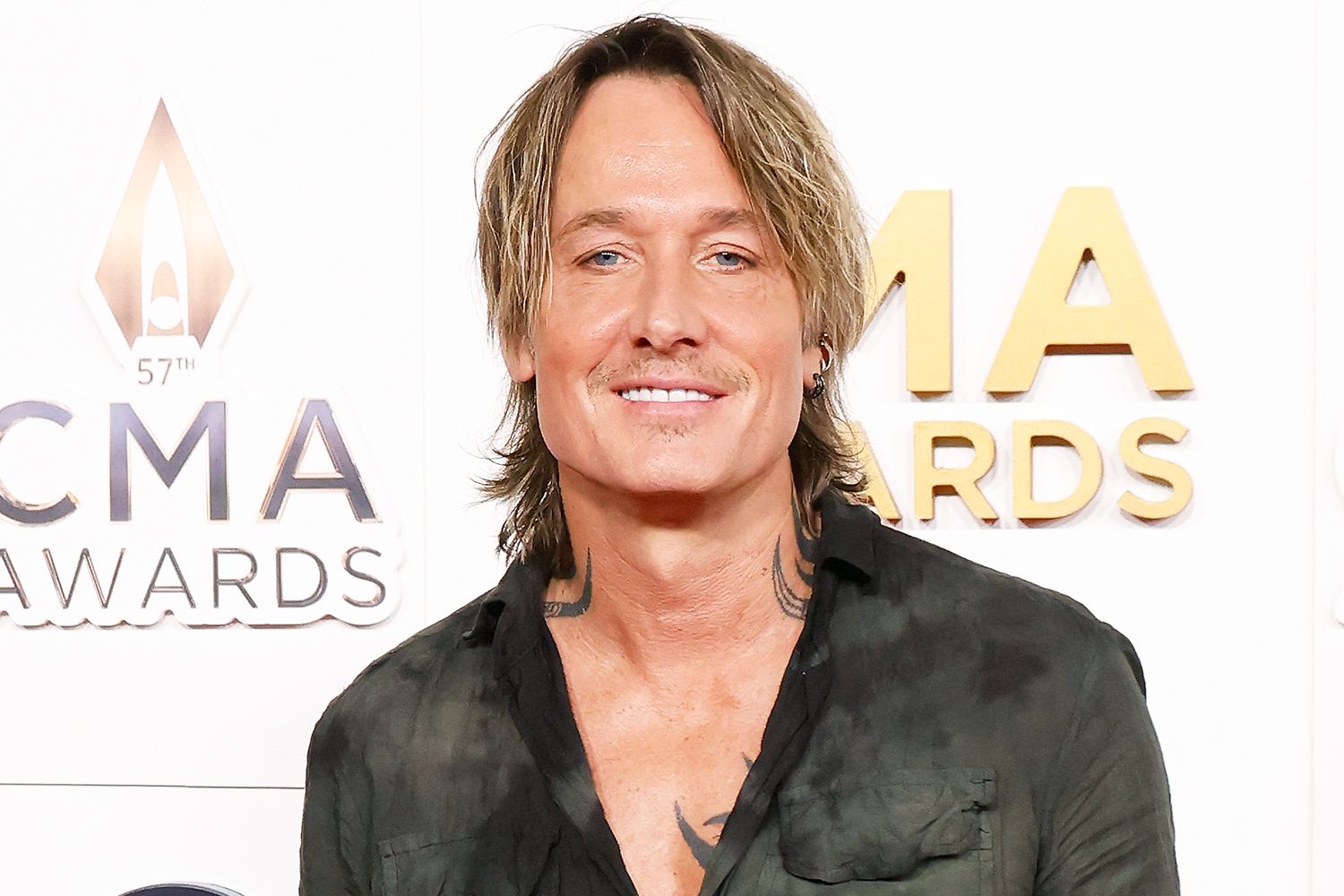 Keith Urban attends the 2023 CMA Awards at Bridgestone Arena on November 08, 2023 in Nashville, Tennessee. 