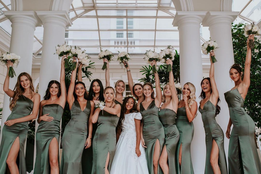 Jasmine Tookes/Instagram; wedding photos bridesmaids