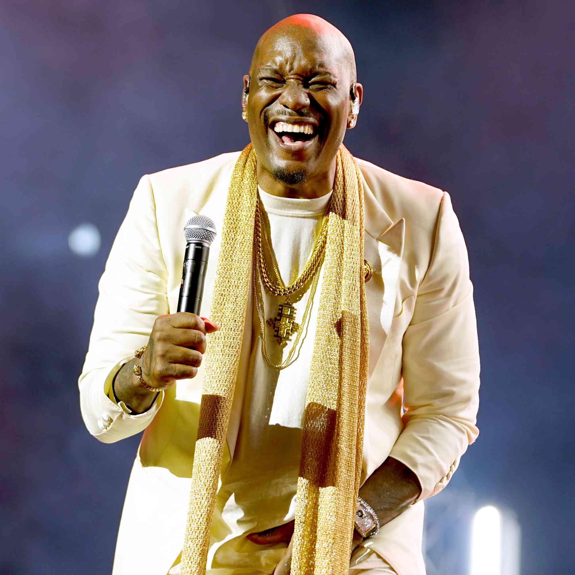 Tyrese from TGT performs onstage during Day 2 of the 2024 ESSENCE Festival of Culture presented by Coca-Cola at Caesars Superdome on July 06, 2024 in New Orleans, Louisiana. 