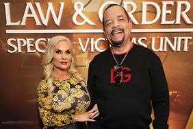 LAW & ORDER: SPECIAL VICTIMS UNIT -- "Season 25 Anniversary Party" -- Pictured: (l-r) Coco Austin, Ice T at Edge at Hudson Yards on January 16, 2024