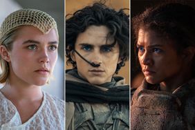 Florence Pugh, Timothee Chalamet, and Zendaya in Dune 2