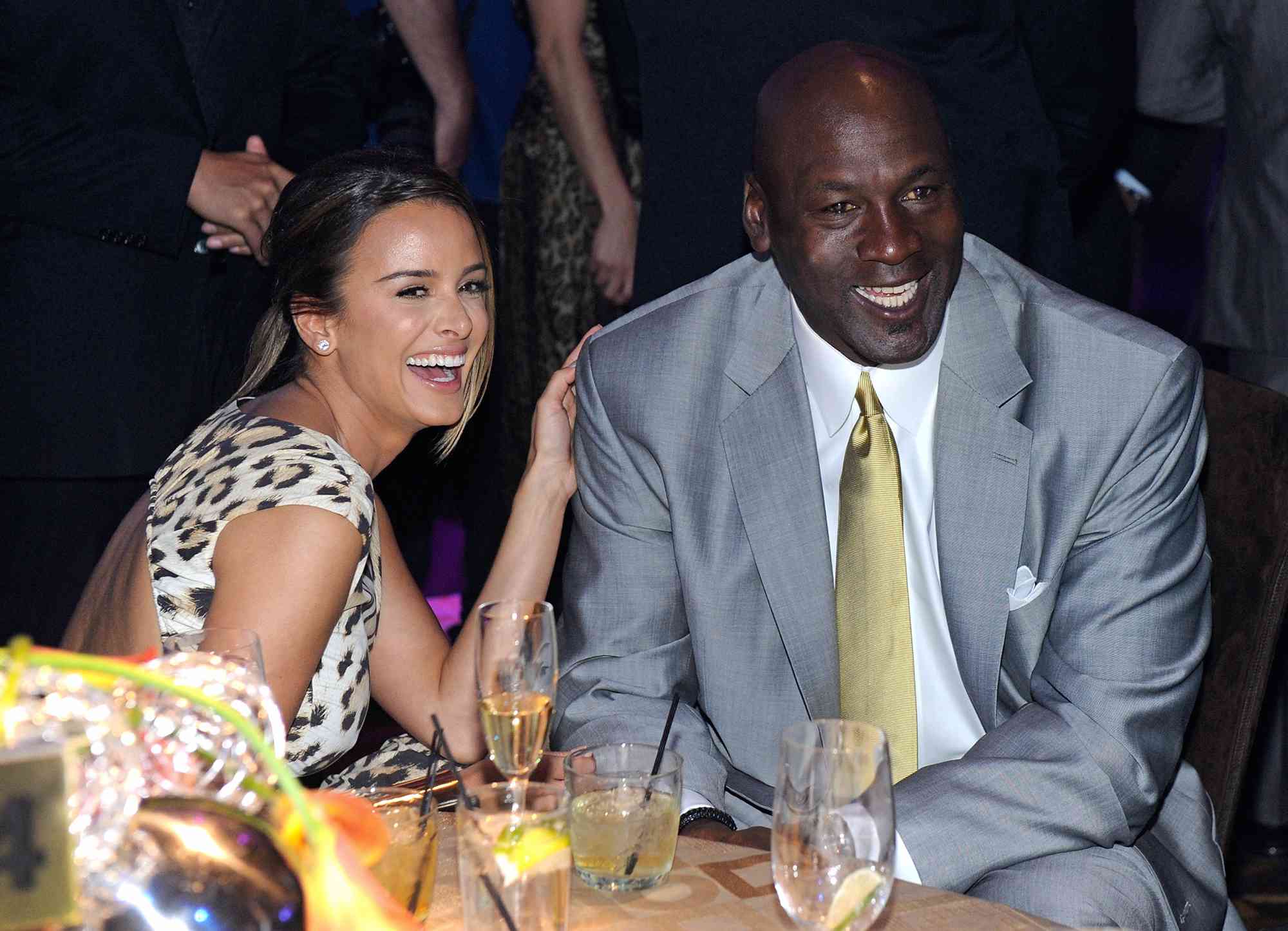 Charlotte Bobcats owner Michael Jordan (R) and fiancee Yvette Prieto attend the 11th annual Michael Jordan Celebrity Invitational gala at the Aria Resort & Casino at CityCenter March 30, 2011 in Las Vegas, Nevada