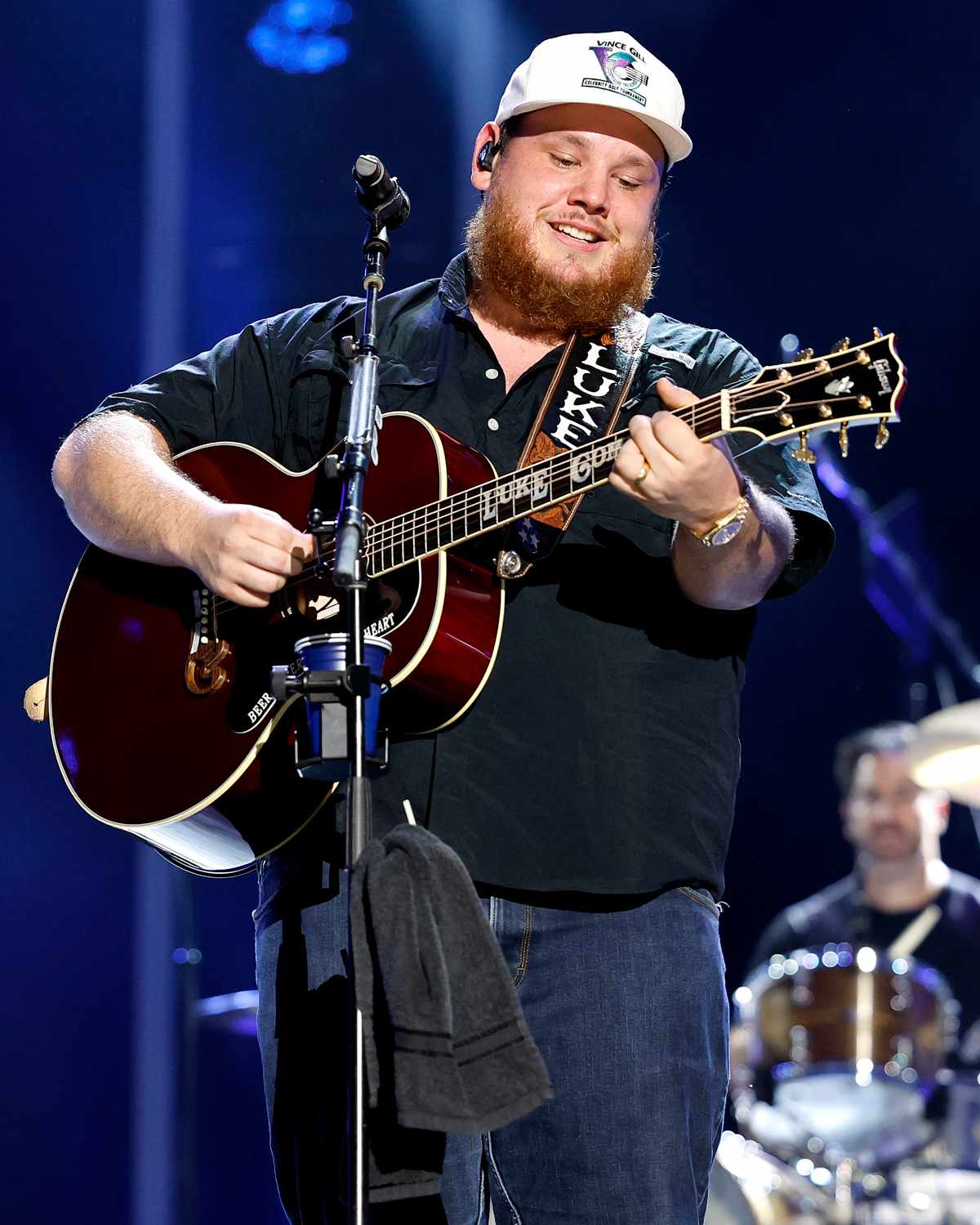 Luke Combs performs on stage during day one of CMA Fest 2023