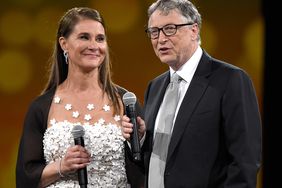 Melinda Gates and Bill Gates speak on stage during The Robin Hood Foundation's 2018 benefit at Jacob Javitz Center on May 14, 2018 in New York City. (Photo by Kevin Mazur/Getty Images for Robin Hood)