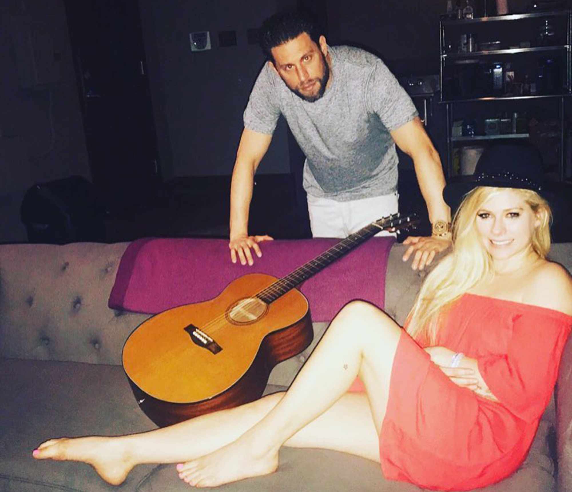 Avril Lavigne and J.R. Rotem