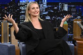 THE TONIGHT SHOW STARRING JIMMY FALLON -- Episode 1861 -- Pictured: Actress Cameron Diaz during an interview on Wednesday, October 25, 2023