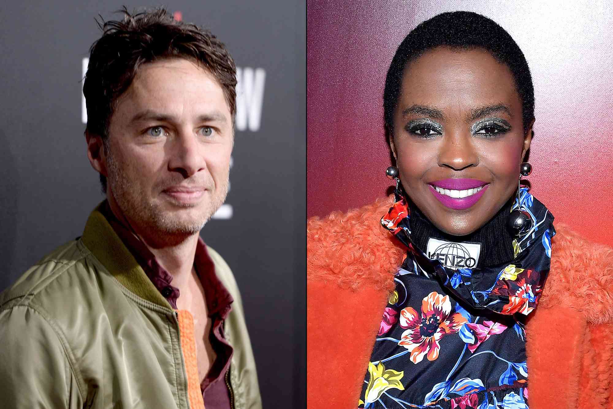 Zach Braff and Lauryn Hill