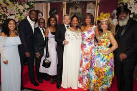 Sheinelle Jones, Nicholas Roker, Al Roker, Deborah Roberts, Ted Sarandos, Nicole Avant, Gayle King, Jacqueline Nickelberry, and James C. Horton attend Harlem School of the Art's 60th Anniversary Gala at the Ziegfeld Ballroom on May 20, 2024 in New York City.