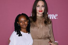 Zahara Jolie-Pitt and Angelina Jolie attend Variety's Power Of Women on September 30, 2021 in Beverly Hills, California.