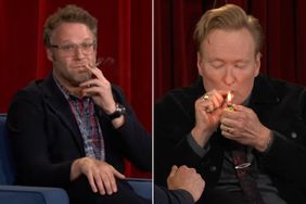 Conan Takes A Hit Of Seth Rogen’s Joint