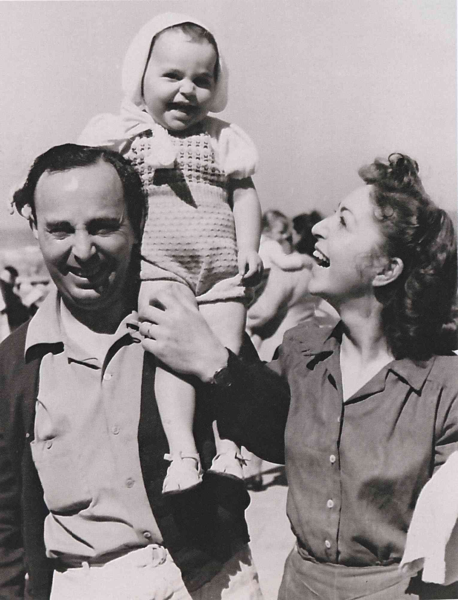 Diane von Furstenberg 1948 with parents