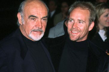 Sean Connery and Jason Connery at the 'Finding Forester' film premiere.