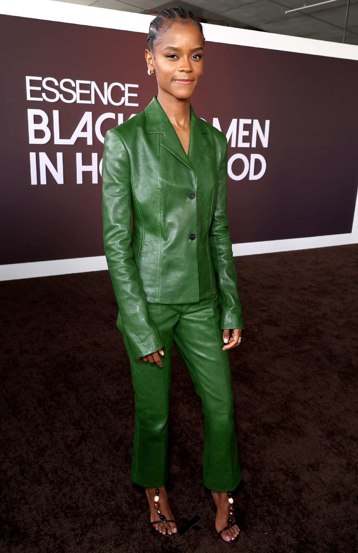 Letitia Wright attends the ESSENCE Black Women in Hollywood Awards at Academy Museum of Motion Pictures on March 07, 2024 in Los Angeles, California. 