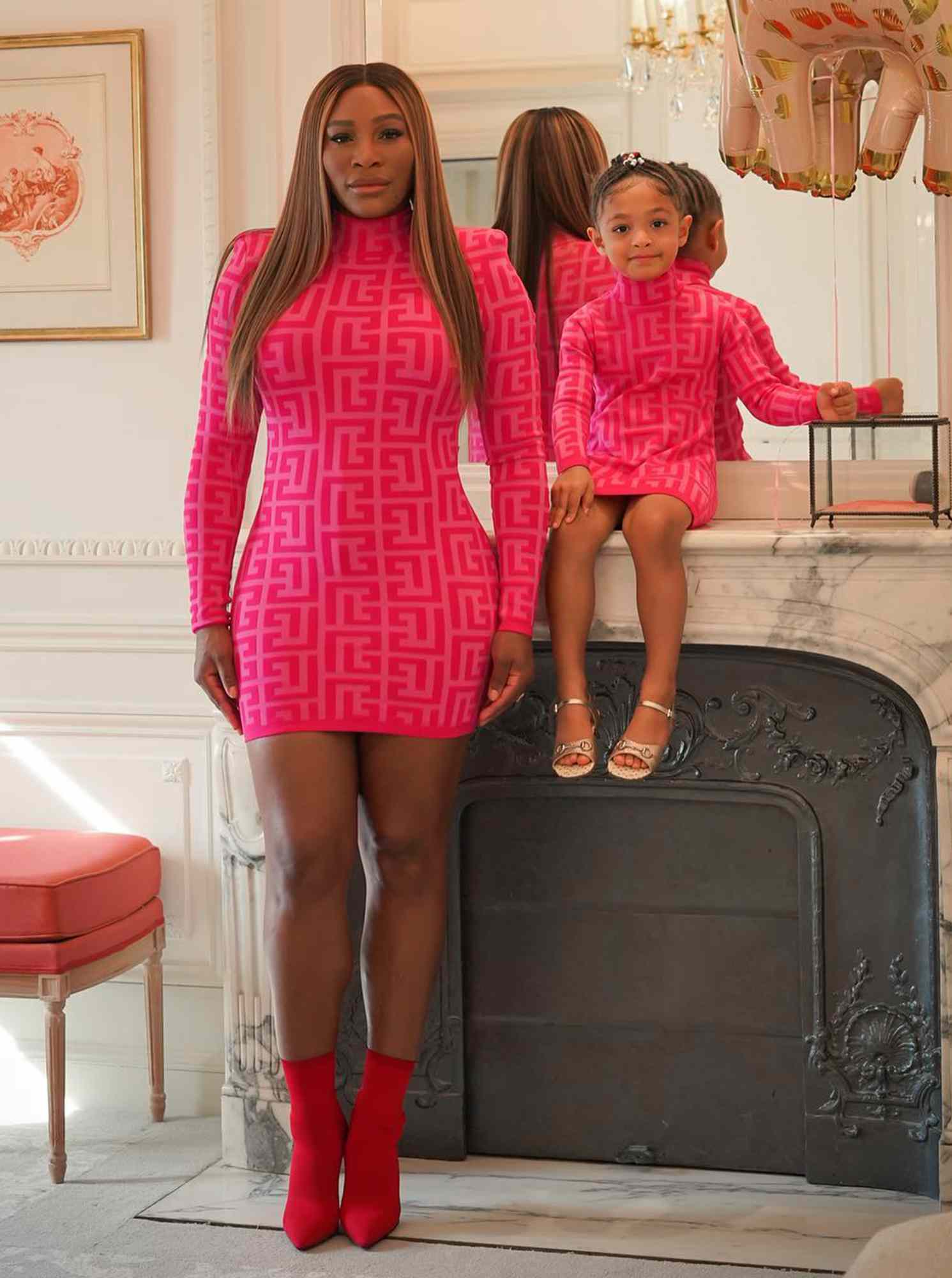 Serena Williams and daughter Alexis Olympia Ohanian