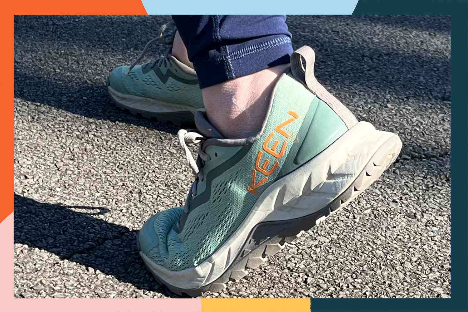 Keen Versacore Speed Shoe being worn on concrete 