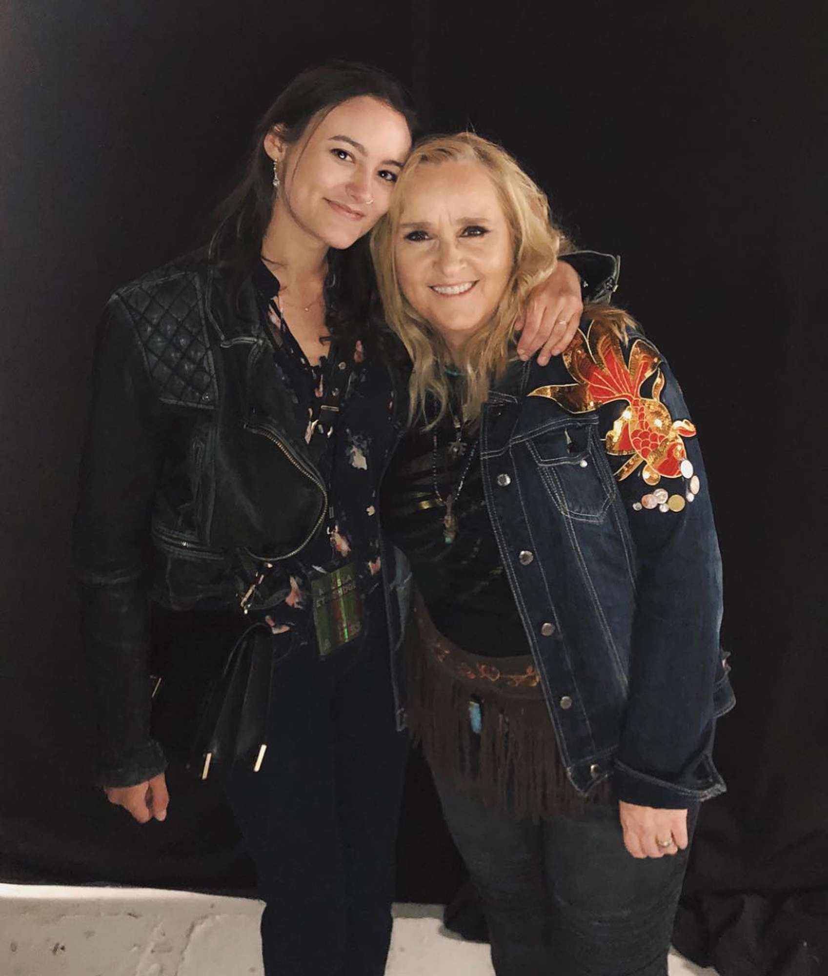 Melissa Etheridge and Bailey Cypheridge.