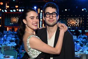 Margaret Qualley and Jack Antonoff with Champagne Collet & OBC Wines as they celebrate the 27th Annual Critics Choice Awards at Fairmont Century Plaza on March 13, 2022 in Los Angeles, California.