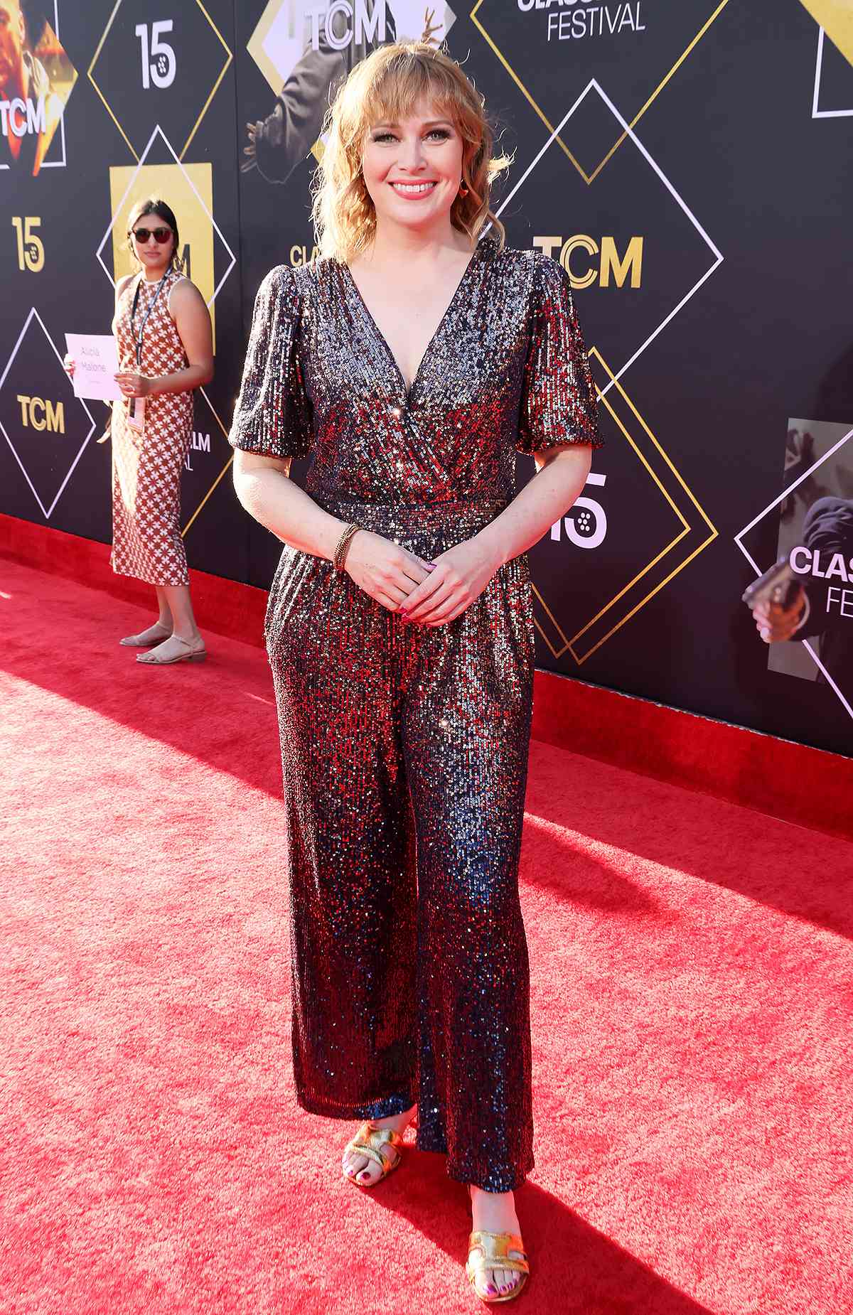 TCM Host Alicia Malone attends the Opening Night Gala and 30th Anniversary Screening of "Pulp Fiction" during the 2024 TCM Classic Film Festival at TCL Chinese Theatre on April 18, 2024 in Hollywood, California. 