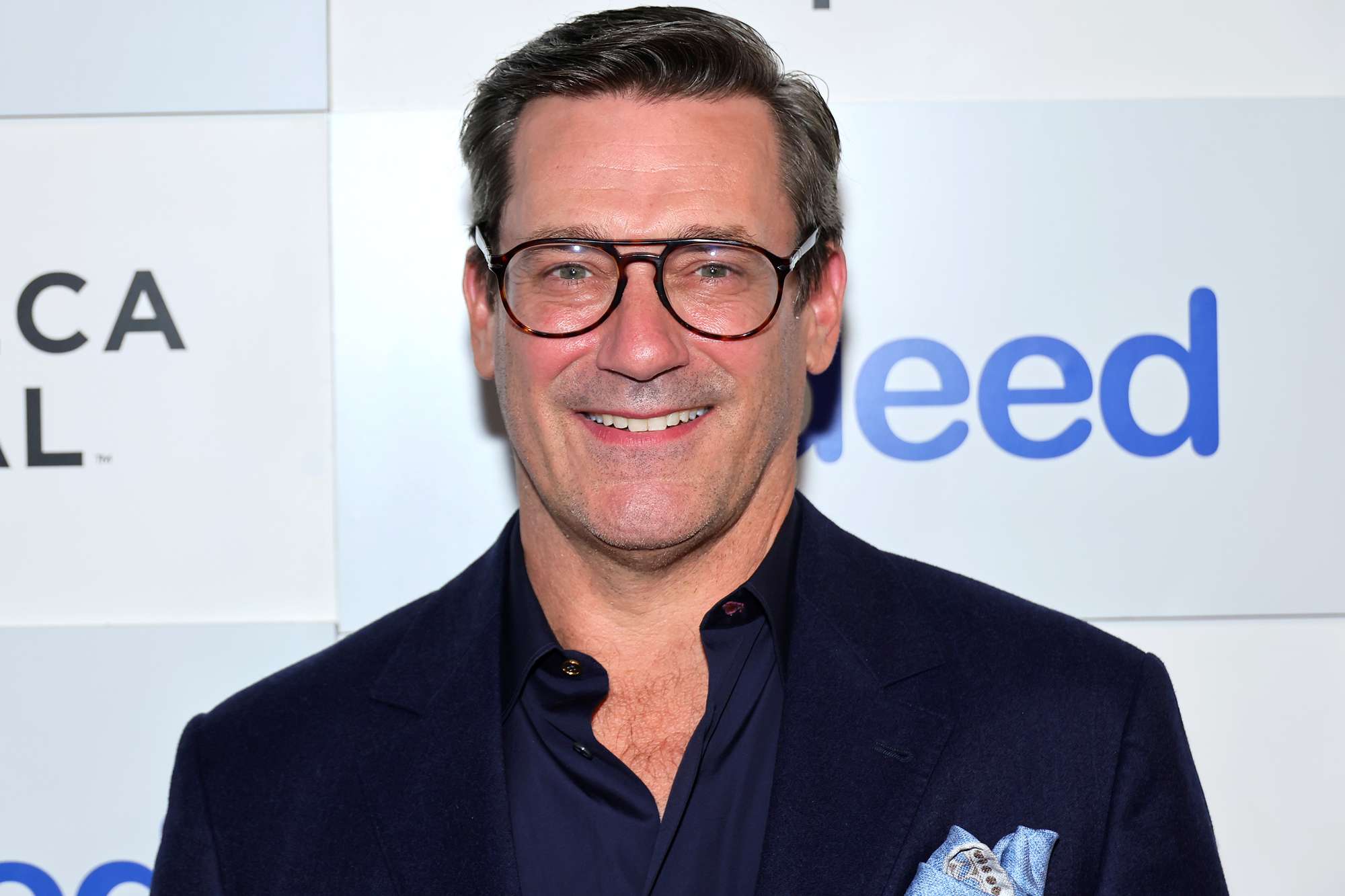 Jon Hamm attends the "Maggie Moore(s)" premiere during the 2023 Tribeca Festival at Spring Studios on June 12, 2023