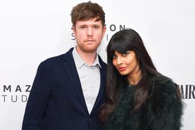 James Blake and Jameela Jamil attend Vanity Fair, Amazon Studios and Audi Celebrate The 2020 Awards Season at San Vicente Bungalows on January 04, 2020 in West Hollywood, California.