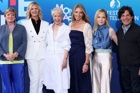 Alison Arngrim, Leslie Landon, Karen Grassle, Wendi Lou Lee, Melissa Sue Anderson, and Matthew Labyorteaux attend the "Little House On The Prairie" Photocall during the 63rd Monte-Carlo Television Festival on June 15, 2024