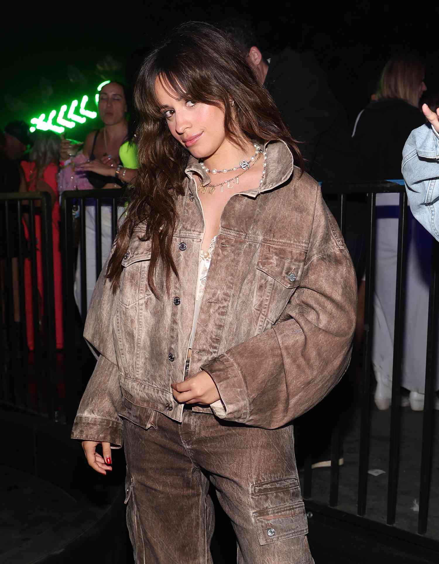 Camila Cabelloattends the Levi’s® brand presents Neon Carnival with Tequila Don Julio