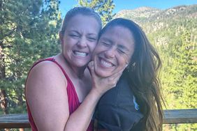 Melissa Joan Hart and Soleil Moon Frye in Lake Tahoe