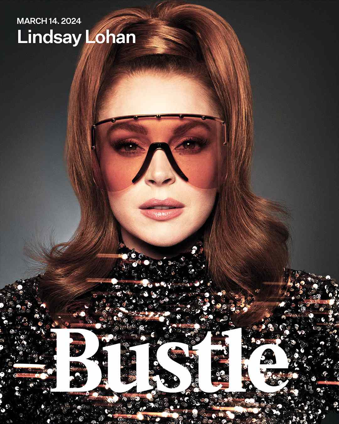 Lindsay Lohan Bustle Cover