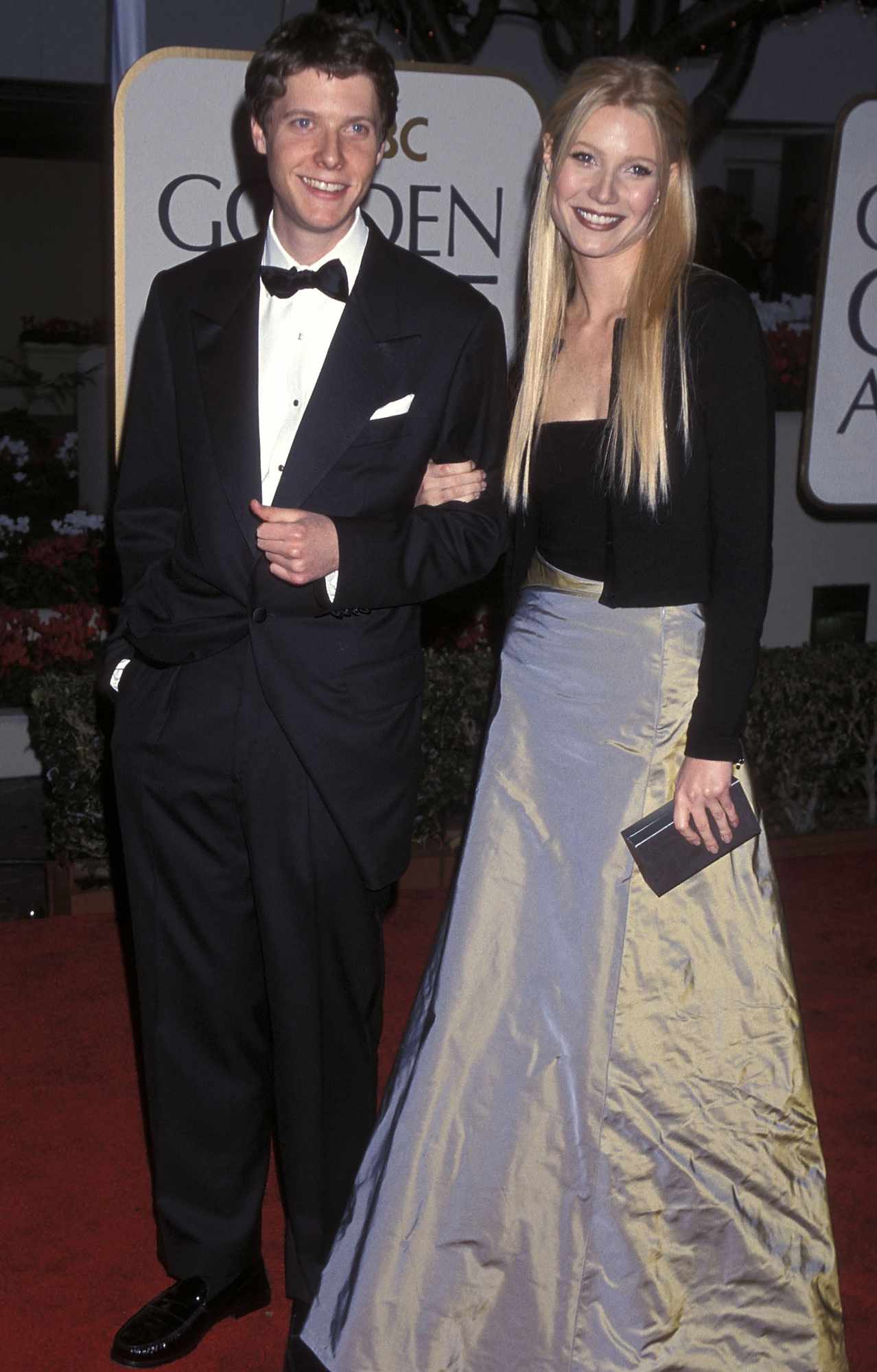 Gwyneth Paltrow and brother Jake Paltrow attend the 56th Annual Golden Globe Awards on January 24, 1999.